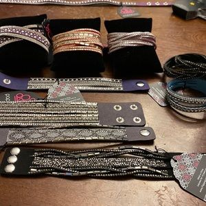 9 Paparazzi wrap bracelets
